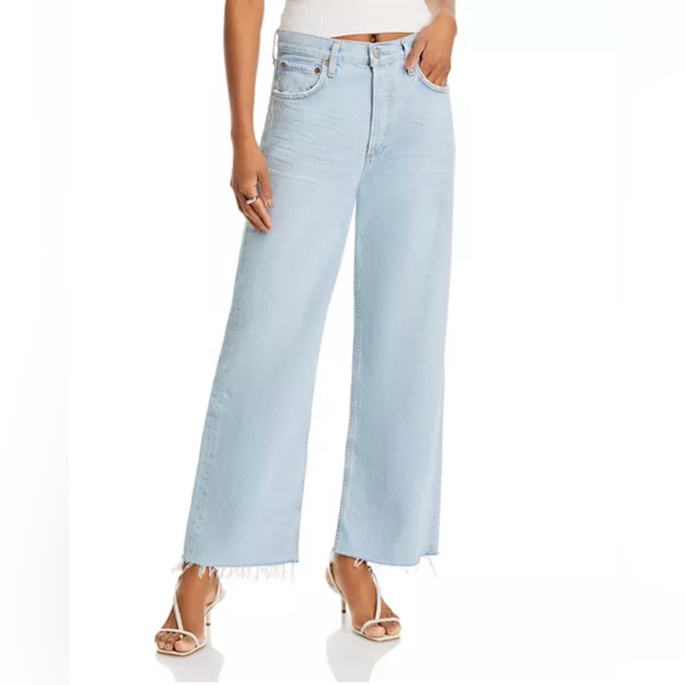 AGOLDE
Ren High Rise Wide Leg Jeans in Smash Size 25